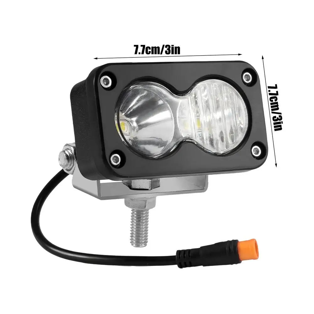 20W LED Bike Headlight 6500K Waterproof – E-Bike & ATV LED Bike Headlight Axl White light