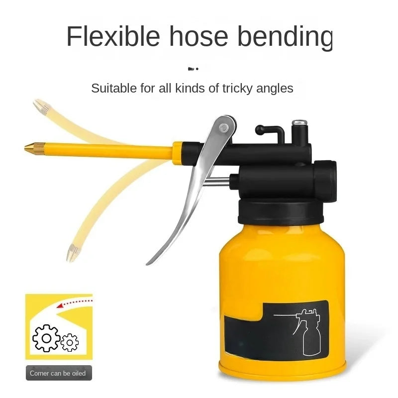 Metal High-Pressure Oil Can Grease Gun 180ml–450ml Oil Can Grease Gun Axl