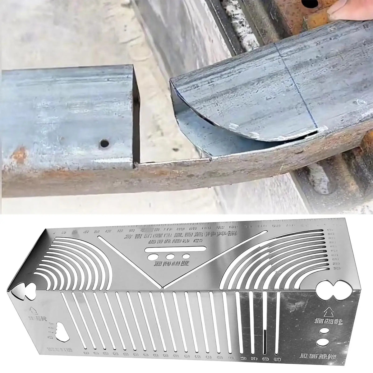 Stainless Steel Angle Arc Marking Tool | Pipe Saddle Guide Angle Arc Marking Tool Axl