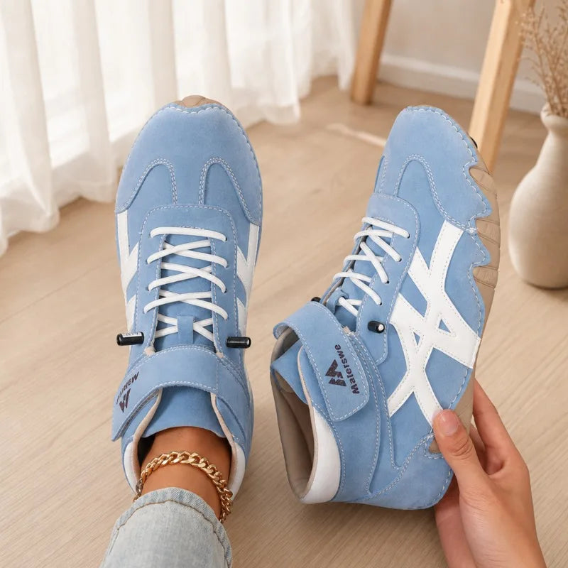 ZULIWAGN Women's Flat Sneakers – Lightweight Casual Trainers Women's Flat Sneakers Axl