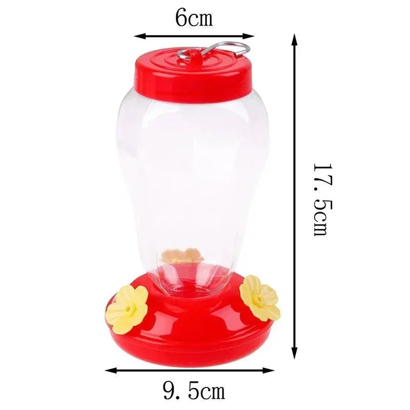 Clear Hanging Hummingbird Feeder 480ml | Garden Bird Feeder Hummingbird Feeder Axl