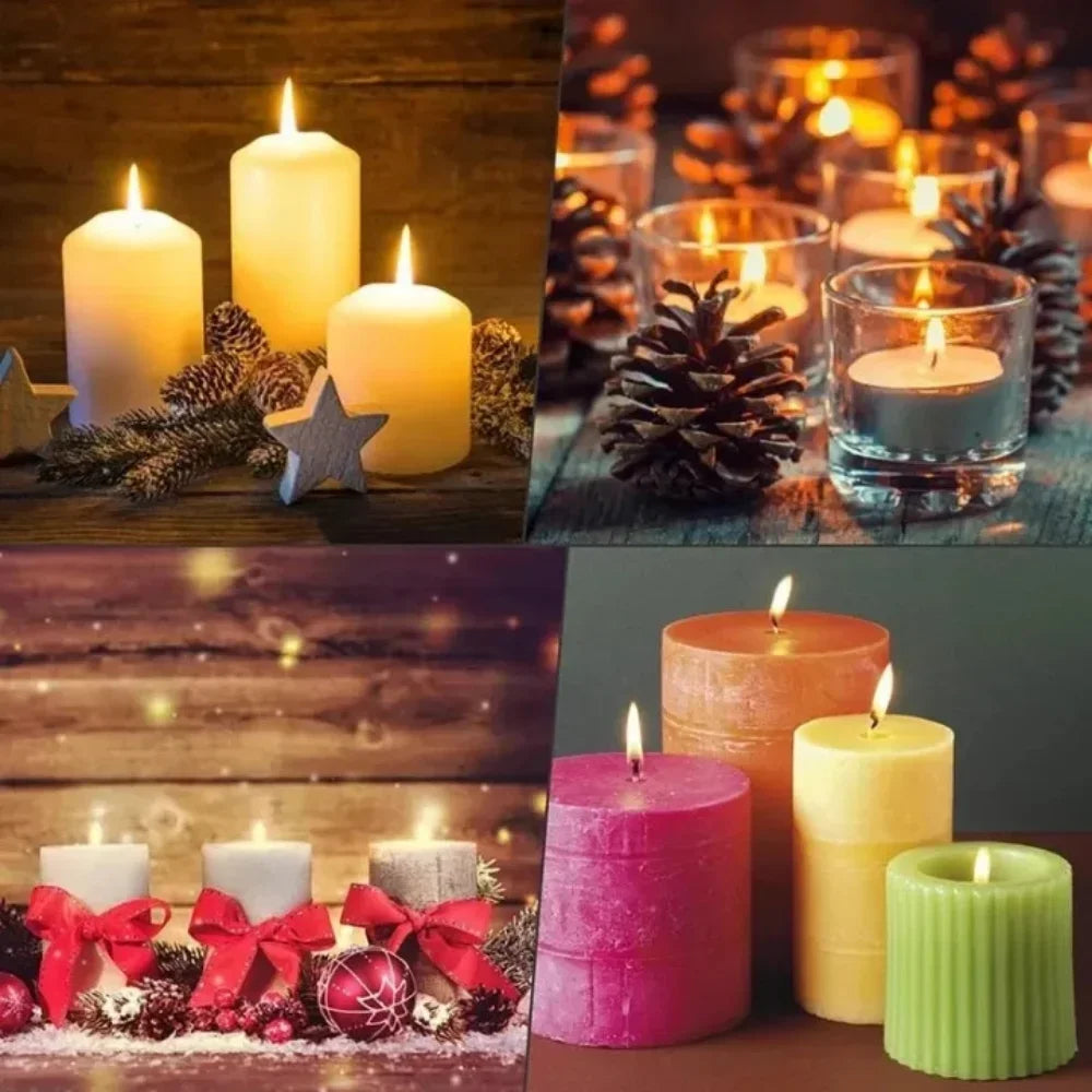 100pc Pure Cotton Candle Wicks – DIY Tealight & Floating Candles Candle Making Wicks Axl