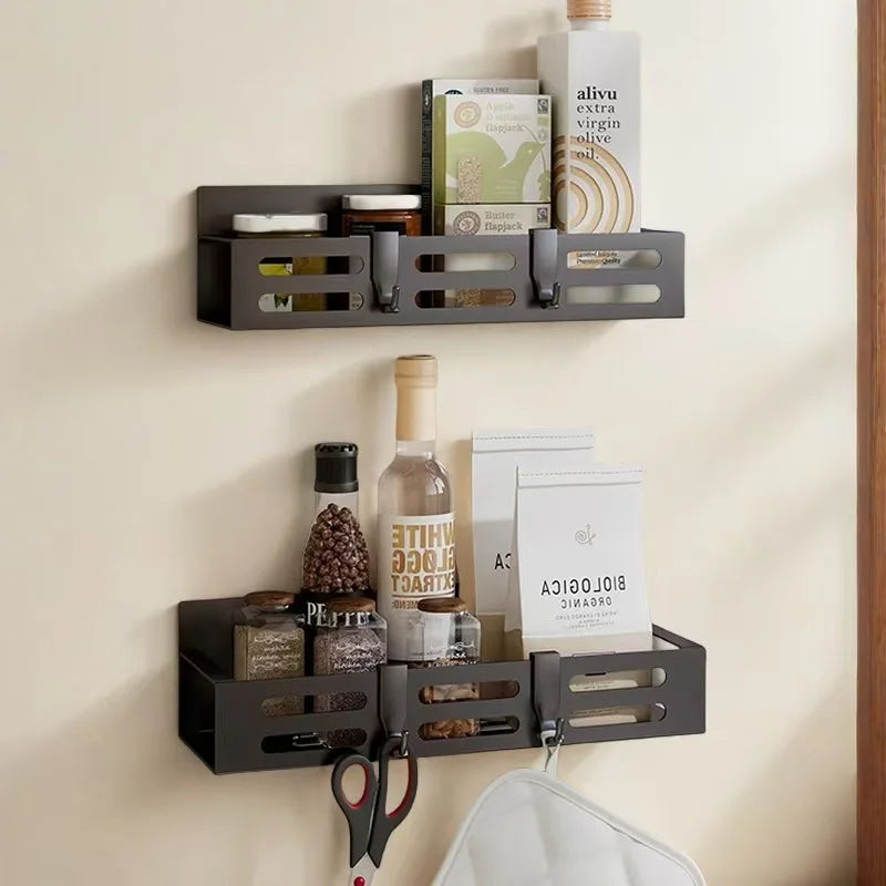 Magnetic Side Shelf for Fridge & Microwave – No Drill Storage Magnetic Storage Shelf Axl