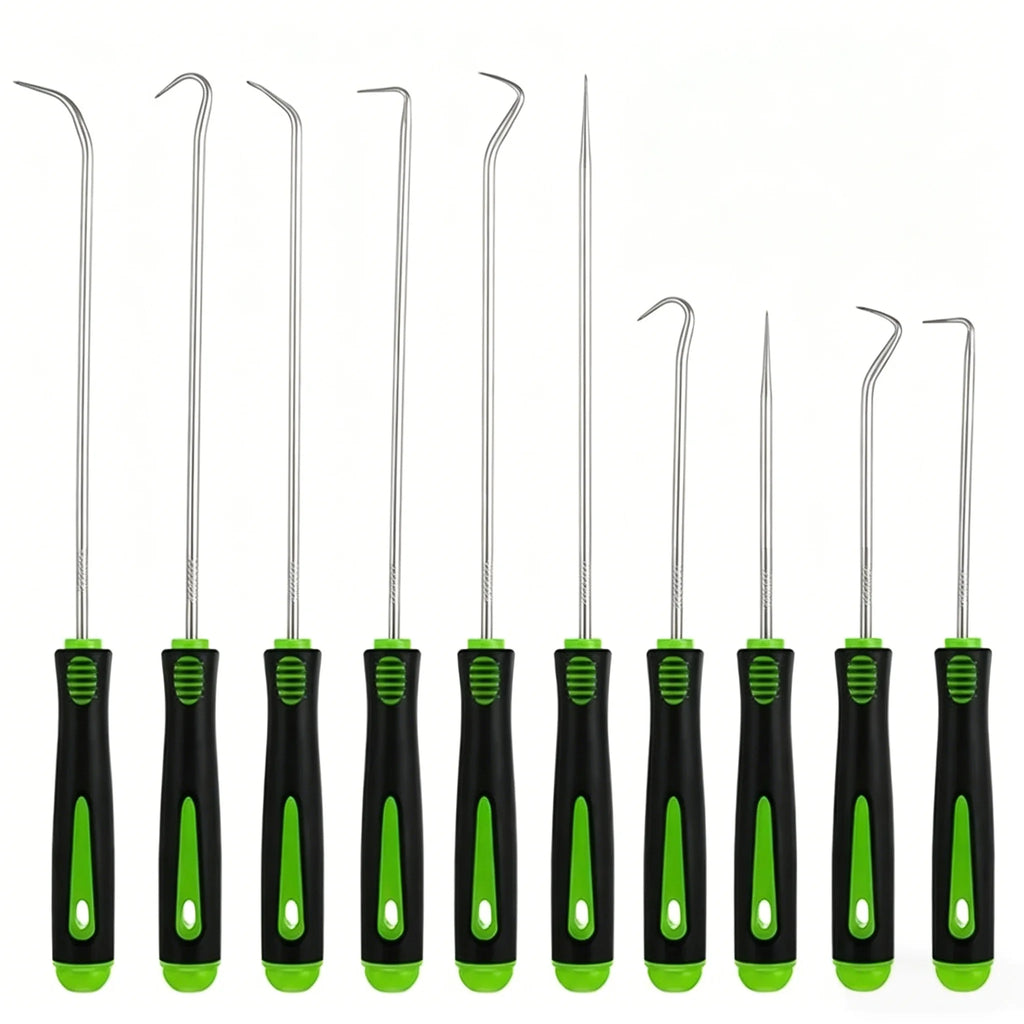 Precision Pick & Hook Set – O-Ring Oil Seal Remover Tool Kit Pick & Hook Tool Set Axl 10PC
