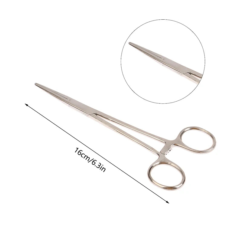 Stainless Steel Locking Hemostatic Forceps | 12.5–18cm Locking Forceps Clamp Axl 160mm Straight