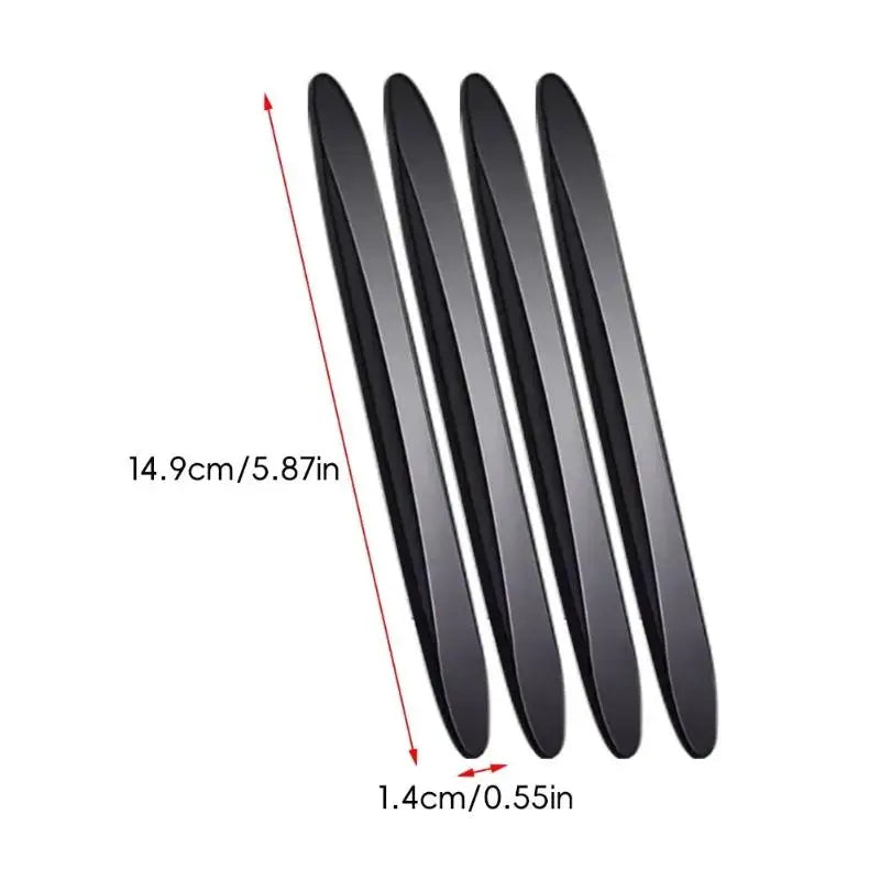 4-Pack Car Door Edge Anti-Collision Strip Bumper Protector Bumper Guard Strip Axl