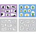 Wacky Windows Metal Cutting Dies – Animal & Plant Frame Stencils Metal Cutting Dies Axl AECH04-19066