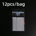 12-Pack Bike Spoke Reflectors – Waterproof Night Visibility Tubes Bike Spoke Reflectors Axl WHITE-12pcs
