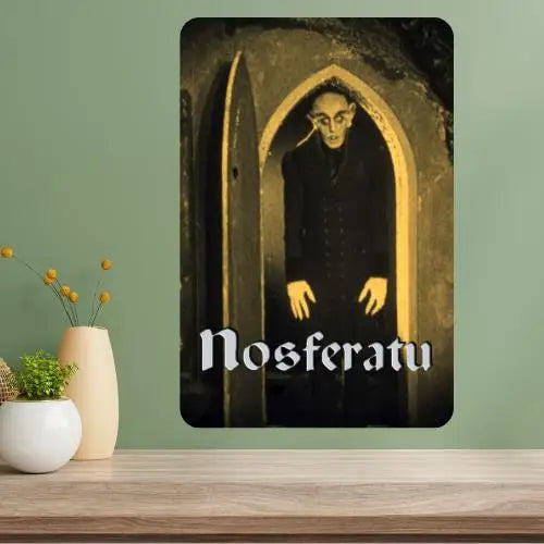 Nosferatu Classic Movie Metal Poster Sign | Vintage Wall Art Metal Wall Sign Axl aluminum sign aluminum 14x20cm