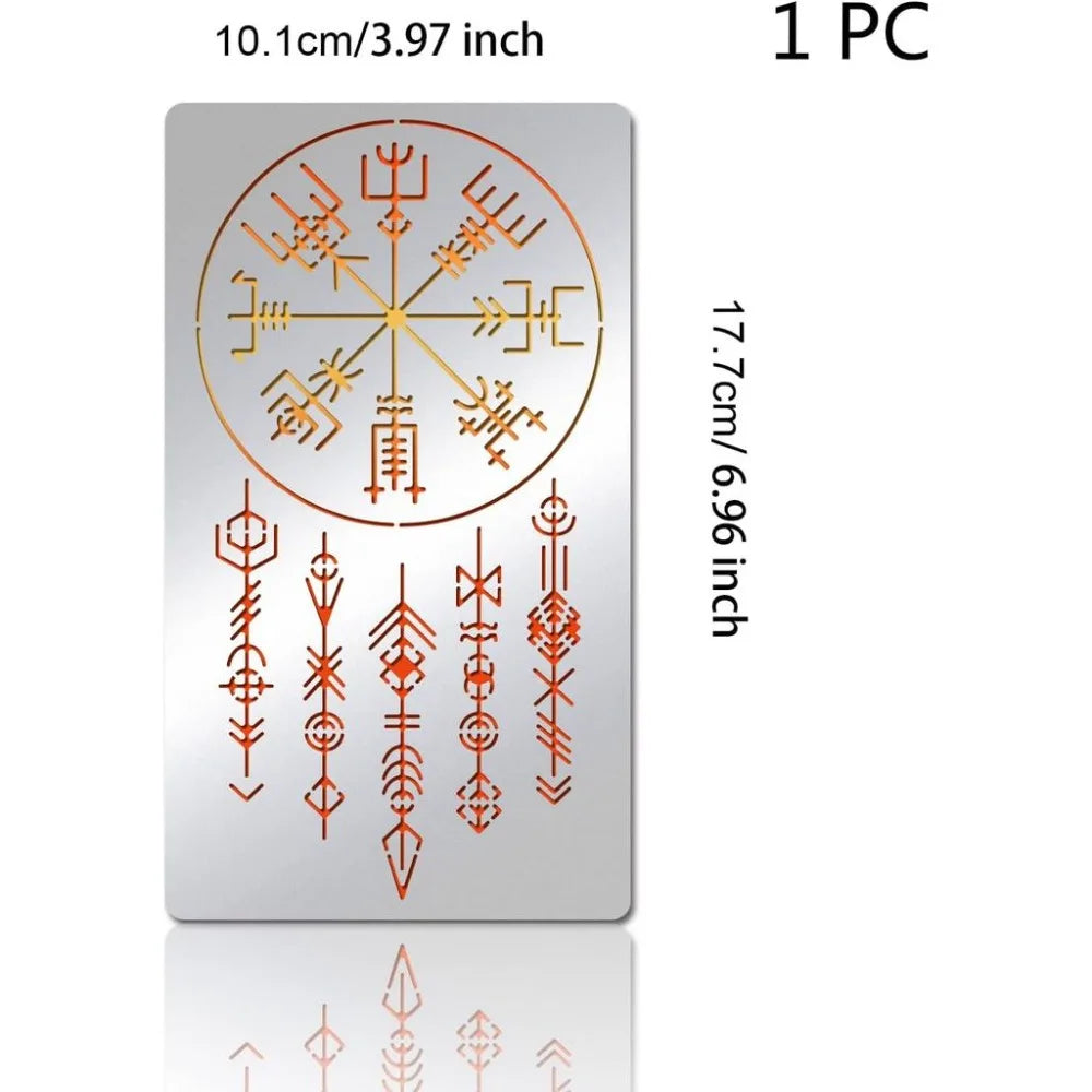 Celtic Stainless Steel Stencil 7x4" – Carving & Scrapbooking Craft Stencil Axl