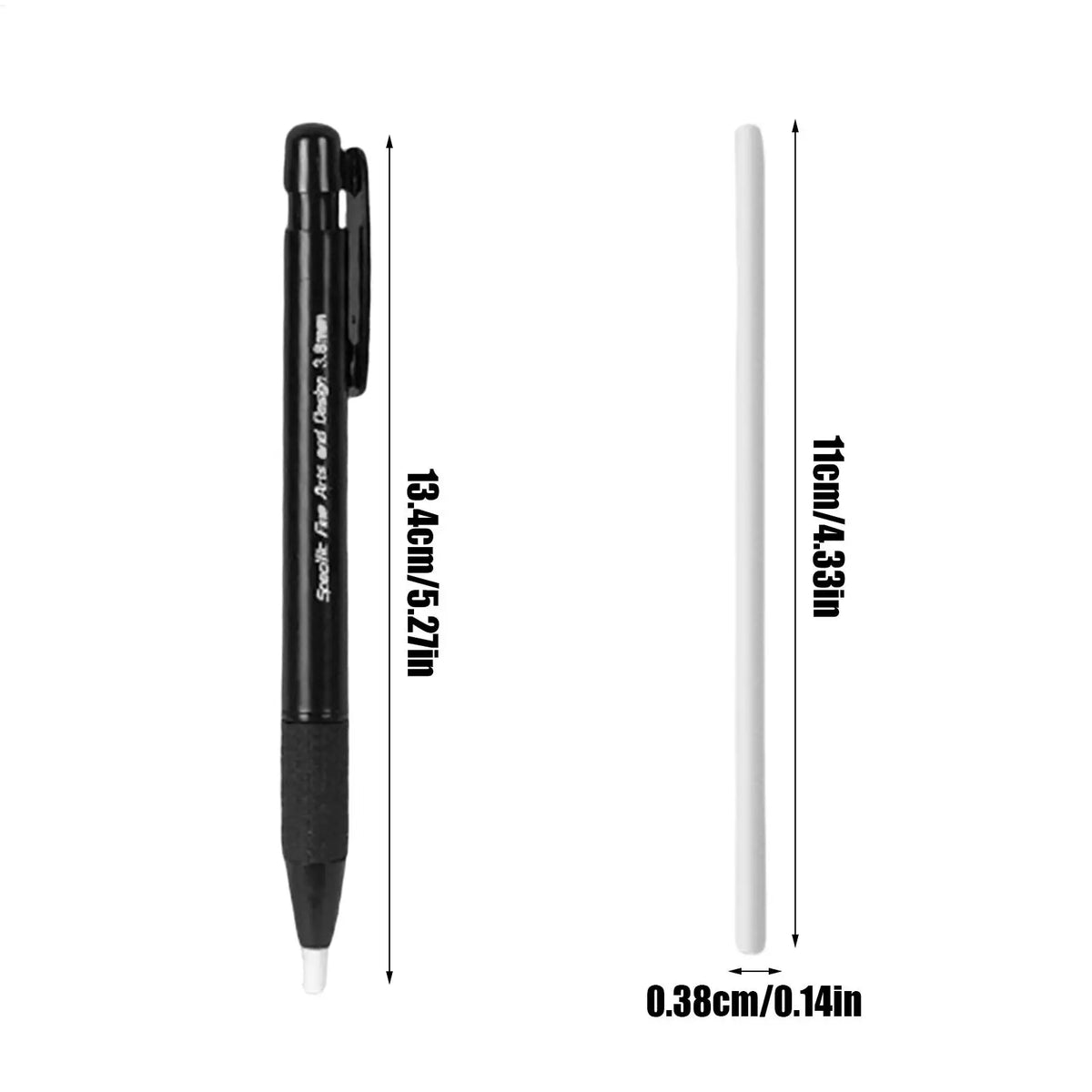 Retractable Eraser Pen – Refillable Mechanical Art Eraser Mechanical Eraser Pen Axl