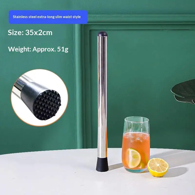 Stainless Steel Ice Hammer & Muddler Bar Tool | Cocktail Set Bar Tool Axl 35cm
