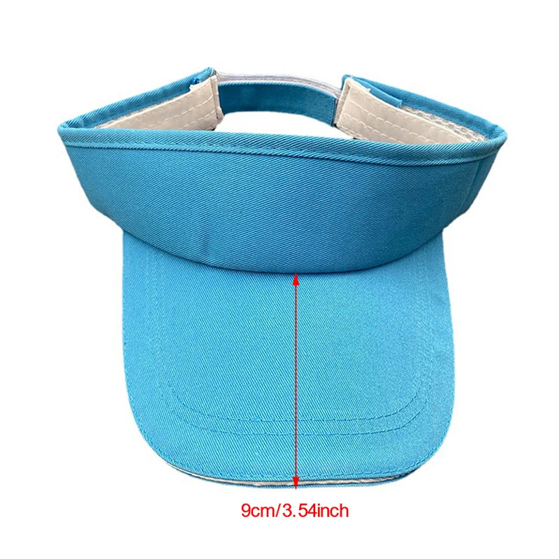 Adjustable Unisex Sun Visor Cap – Breathable Sport Golf Hat Sport Visor Cap Axl