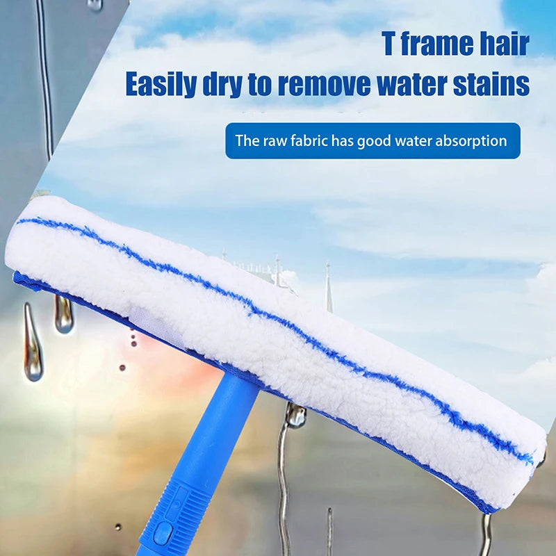 35CM Window Squeegee & Microfiber Washer Combo | Glass Wiper Window Cleaning Tool Axl