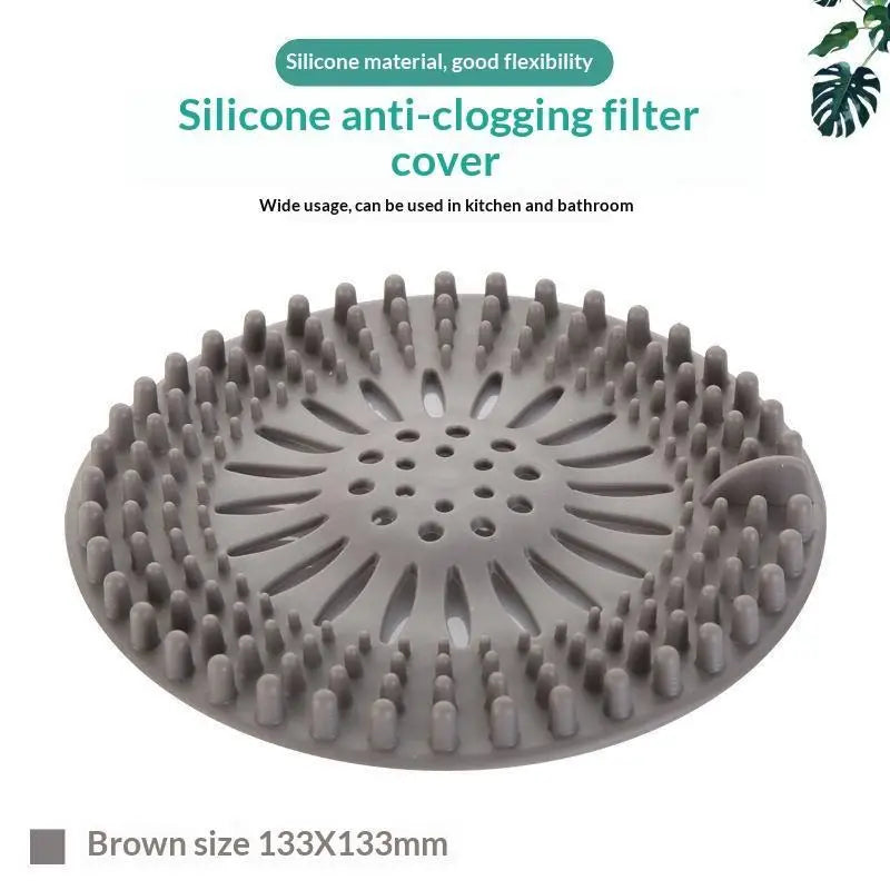 TPR Bathroom Hair Catcher – Shower & Sink Drain Strainer Drain Hair Catcher Axl A