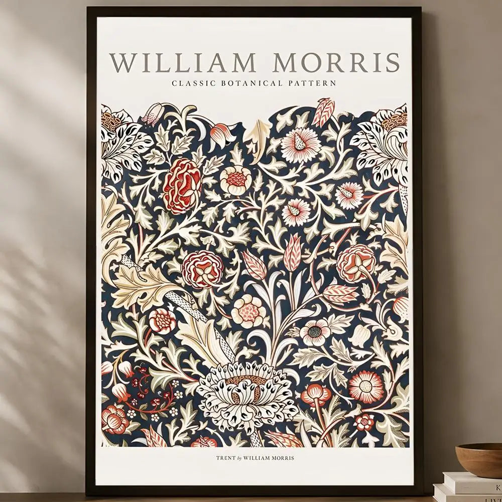 William Morris Self-Stick HD PVC Wall Art Poster | Waterproof