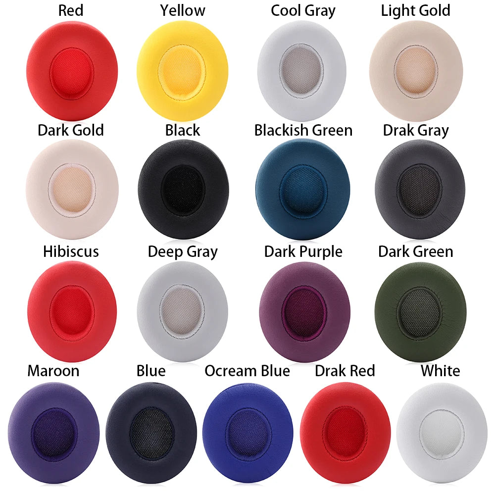 Replacement Ear Pads for Beats Solo 3 & 2 Wireless | Soft Leather Headphone Ear Pads Axl