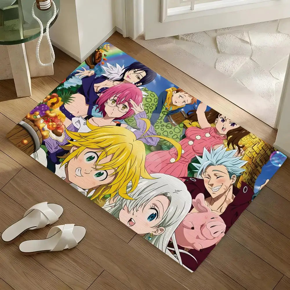 Anime Seven Deadly Sins Diatomite Bath Mat – Quick Dry Diatomite Bath Mat Axl