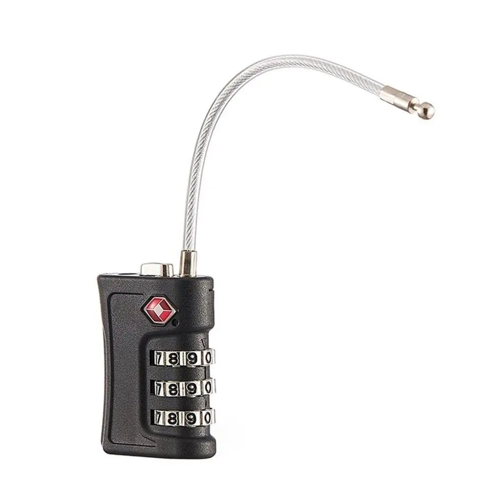 TSA Approved Combination Padlock – Contrast Color Travel Lock Travel Luggage Lock Axl