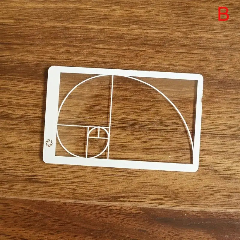Fibonacci Golden Ratio Viewfinder – Photo Composition Ruler Photography Composition Tool Axl B