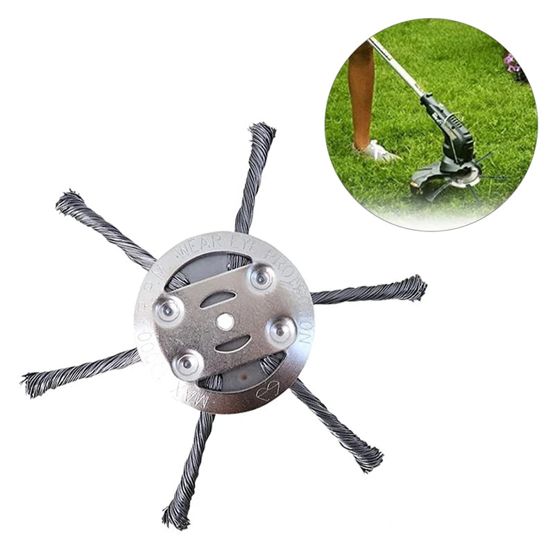Steel Wire Grass Trimmer Head – Weed Remover Replacement Trimmer Replacement Head Axl A1