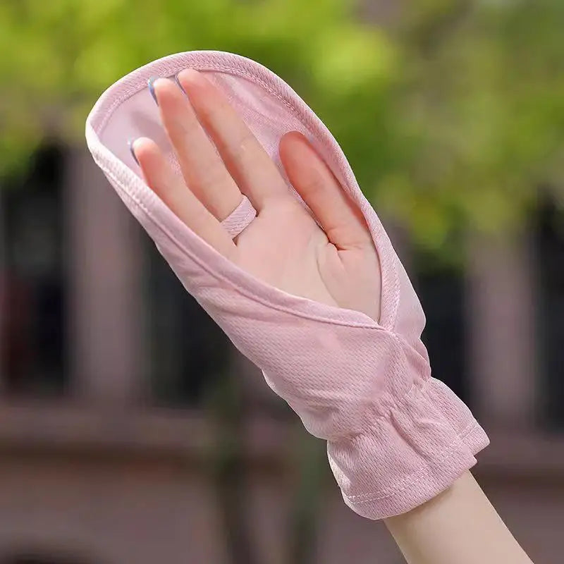 UV Blocking Gloves for Women – Sun Protection Driving & Cycling Sun Protection Gloves Axl
