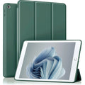 Tri-Fold Smart Case iPad 9th/8th/7th Gen 10.2" + Pencil Slot Tablet Folio Case Axl Deep Green