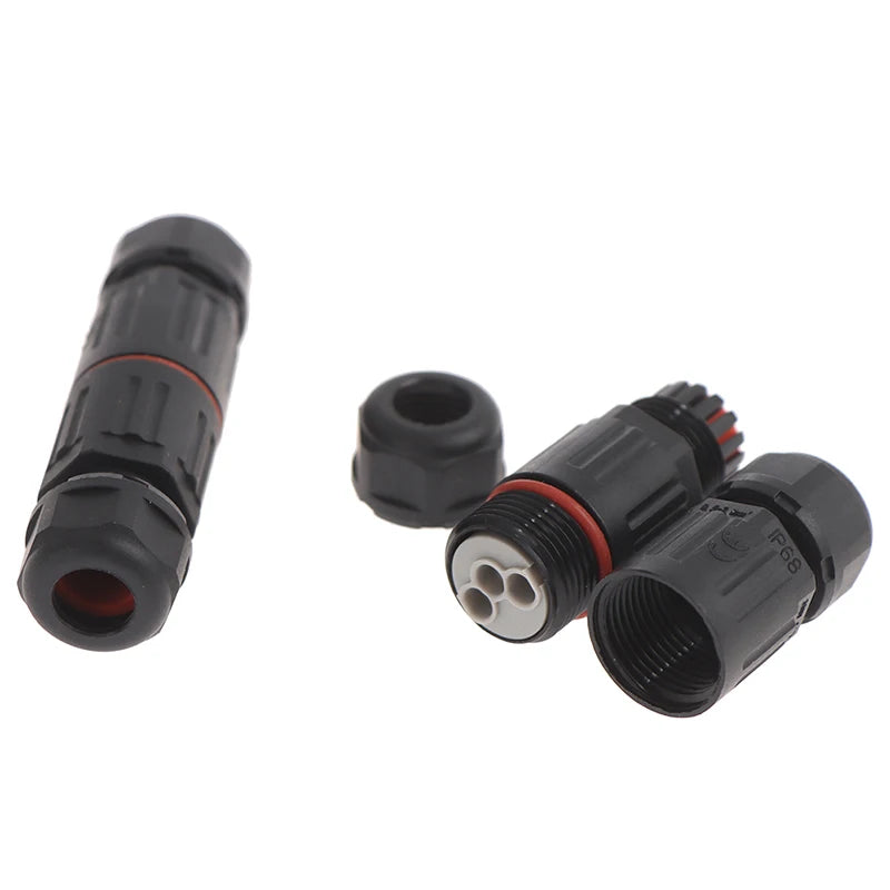 IP68 Waterproof Wire Cable Connector – Outdoor Plug Socket Waterproof Cable Connector Axl