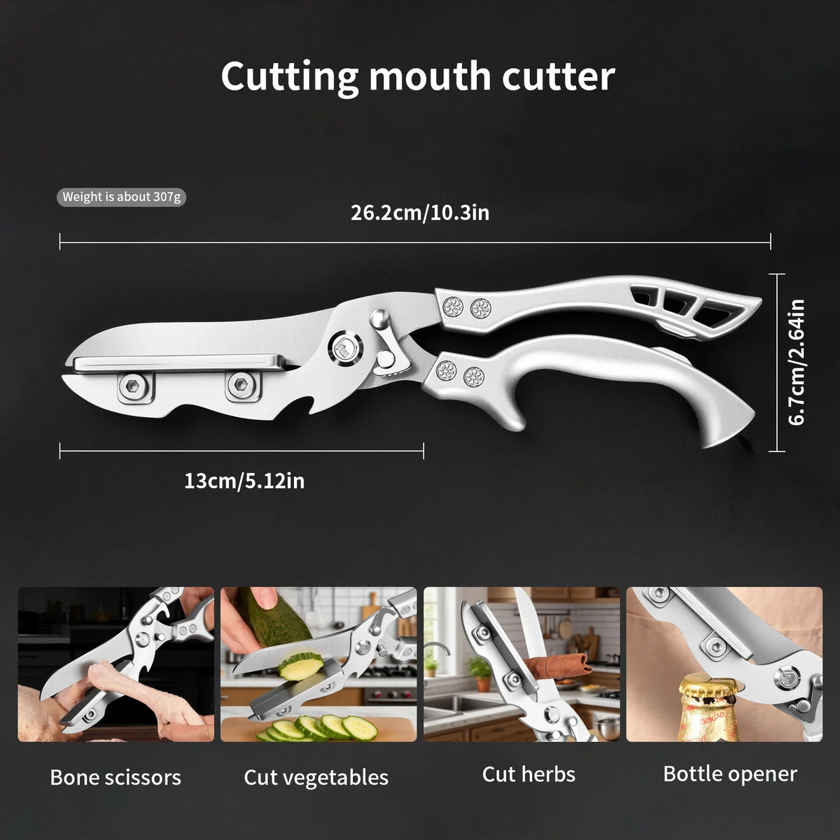 PLYS Multifunctional Kitchen Scissors & Chopping Board Set Kitchen Scissors Set Axl