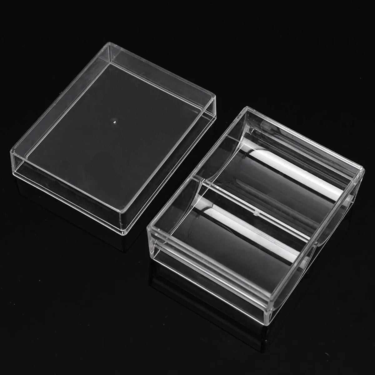 Acrylic Poker Chip Tray – 2-Slot Carrier Holds 40 Chips Poker Chip Tray Axl