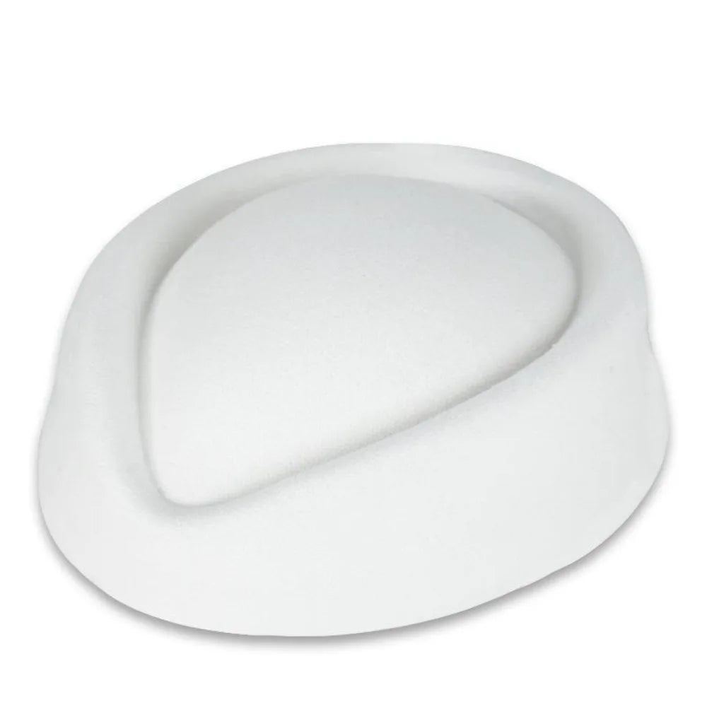 Women's Vintage Felt Beret Pillbox Fascinator Hat – All Seasons Vintage Felt Beret Axl White