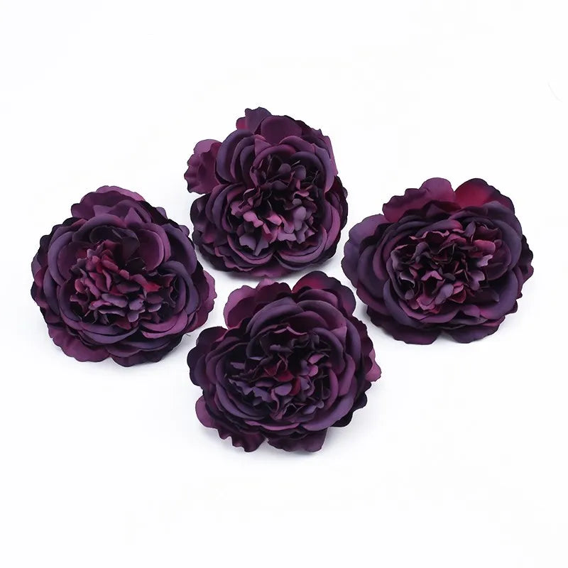 Silk Peony Artificial Flower Heads 5/10 Pcs – Wedding & Home Decor Artificial Silk Flowers Axl 5 10pieces