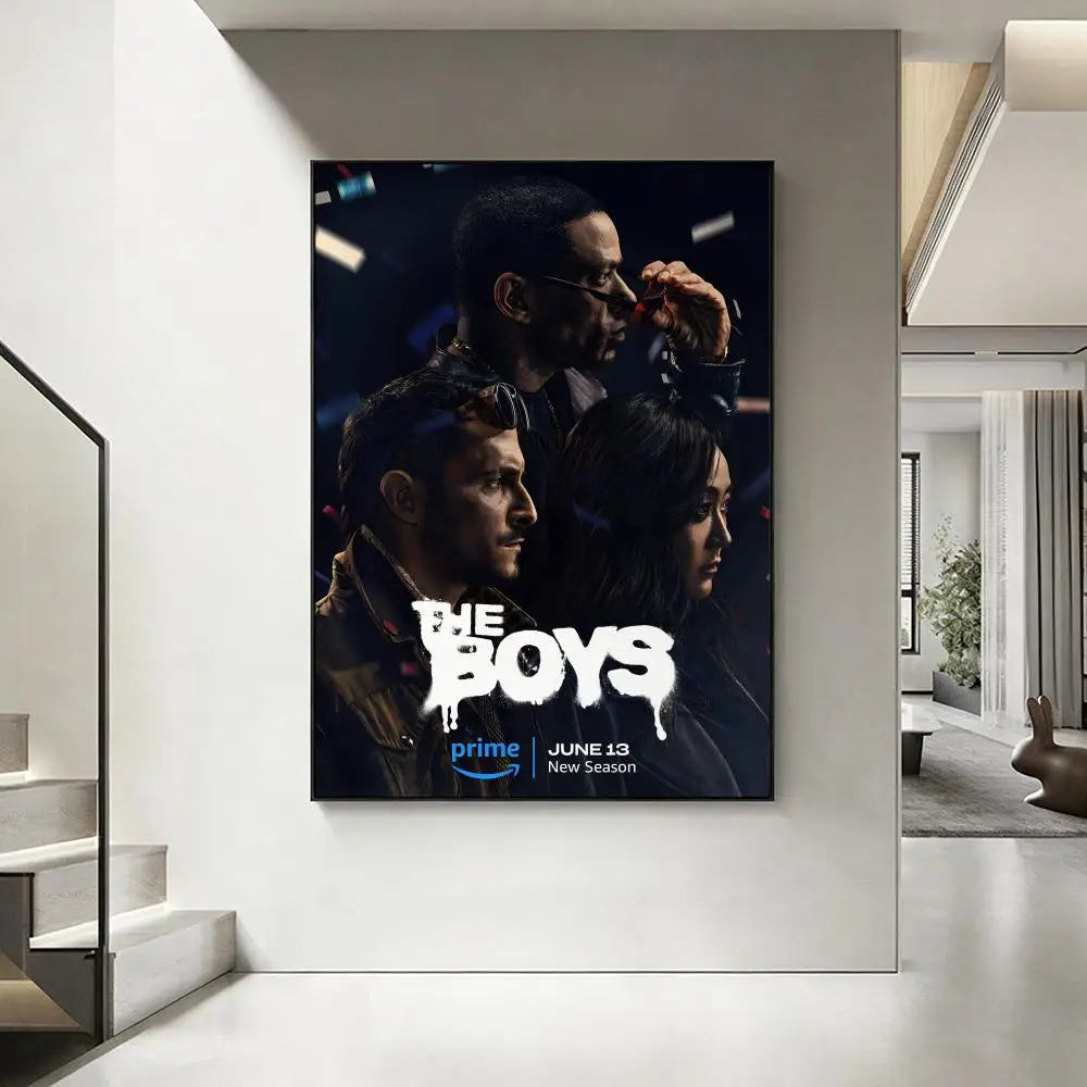 B-Boys TV Series HD Poster – Waterproof Adhesive Wall Art Wall Art Poster Axl White13 15X20cmNoframe