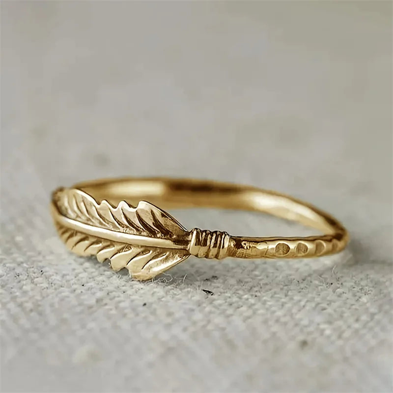 Huitan Vintage Wing Finger Ring for Women – Fashion Zinc Alloy Fashion Ring Axl H221 7