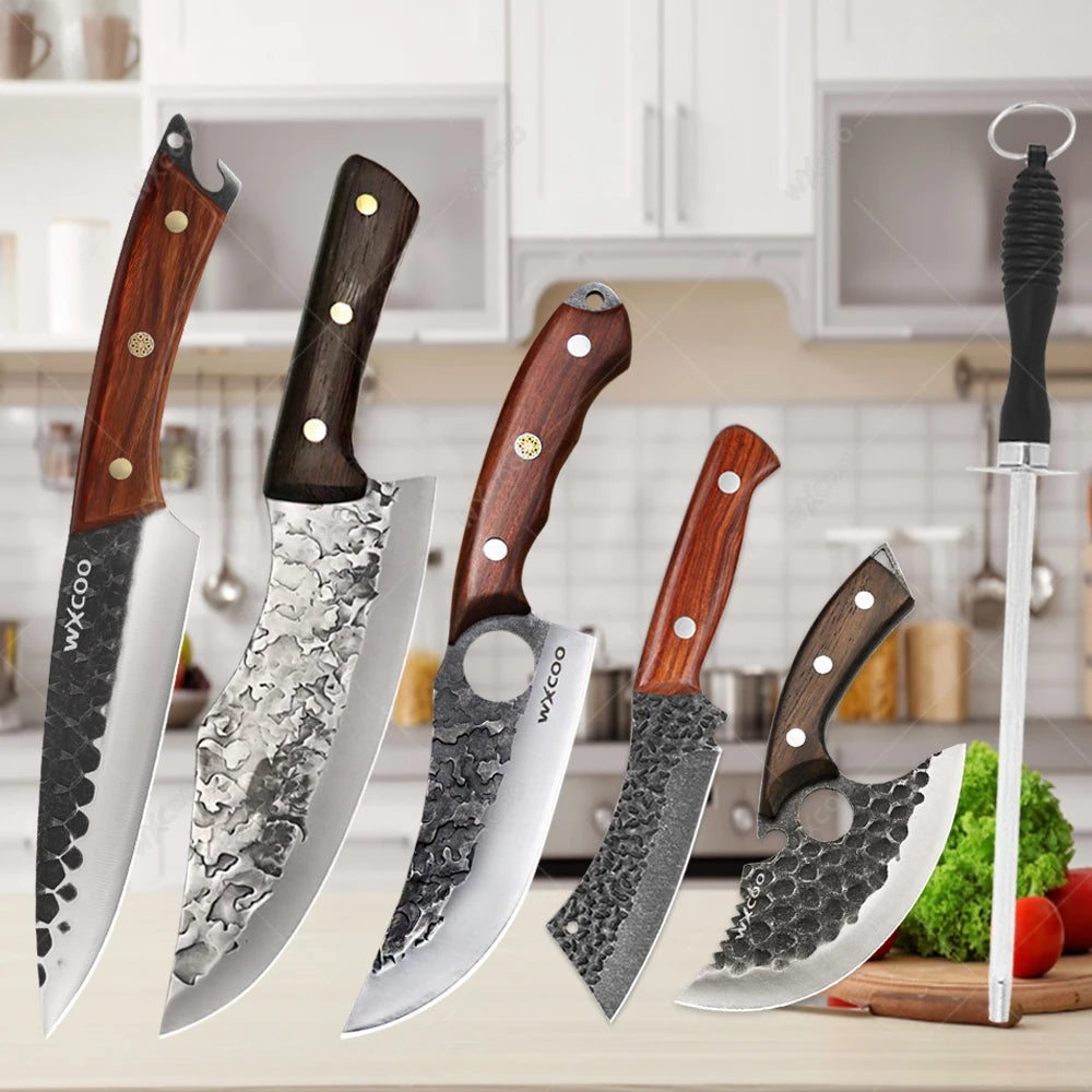 Stainless Steel Boning Knife with Sheath – Sharp Multipurpose Chef Knife Boning Knife Axl