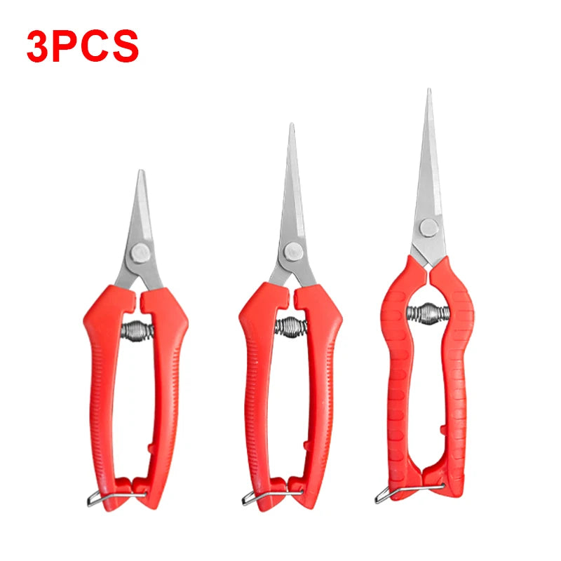 One-Handed Pruning Shears – Bypass Garden Scissors Pruning Shears Axl Mix 3pcs