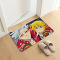 Anime Seven Deadly Sins Diatomite Bath Mat – Quick Dry Diatomite Bath Mat Axl White2 50x80cm