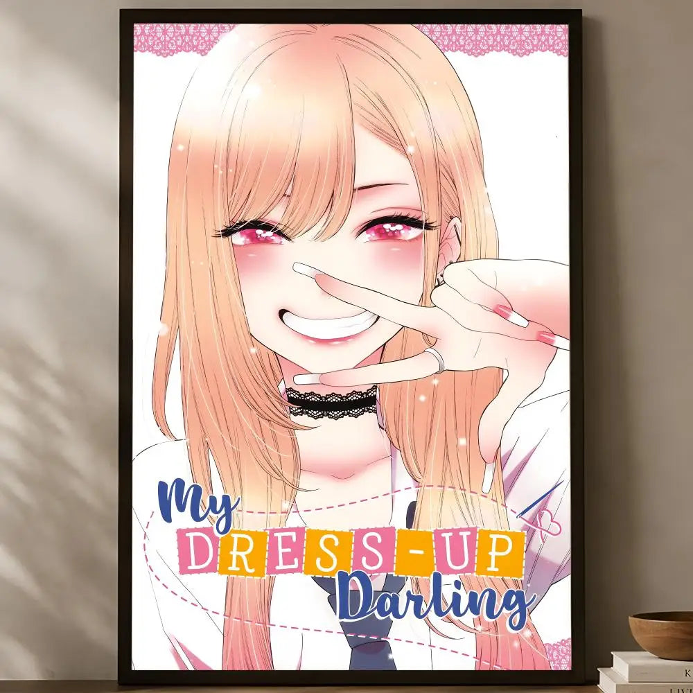 My Dress-Up Darling Self-Stick HD Wall Art Poster | Anime Decor Anime Wall Poster Axl