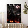 Bloodborne Game Poster – Waterproof Self-Adhesive Wall Art Sticker Wall Art Poster Axl z1 10x15cm No Frame