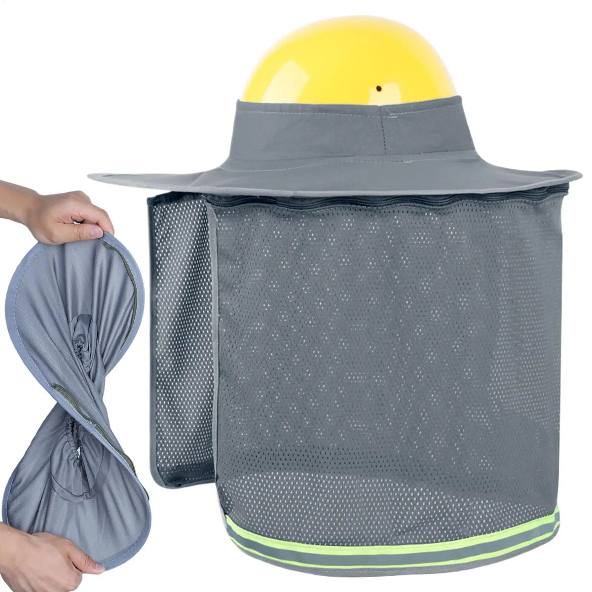 Hard Hat Sun Shade UPF50+ Breathable Neck Shield Visor Hard Hat Visor Axl
