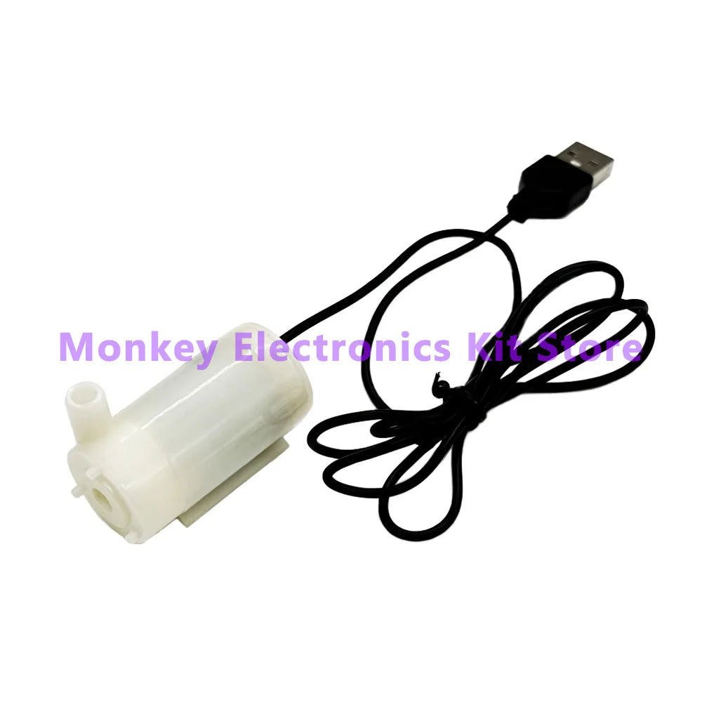 USB Mini Brushless Water Pump – Aquarium, Fountain & Hydroponics Submersible Water Pump Axl 1pcs White