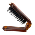 Cat Ear Foldable Boar Bristle Hair Brush – Pocket Travel Comb Foldable Hair Brush Axl one size