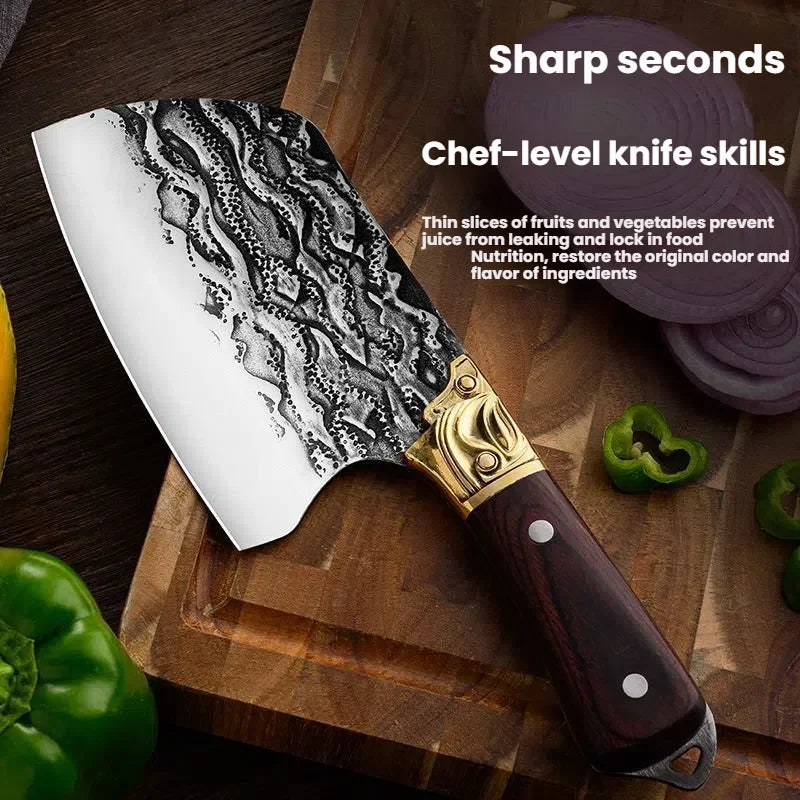 4-Piece Handmade Butcher Knife Set | High-Carbon Steel Kitchen Knives Butcher Knife Set Axl