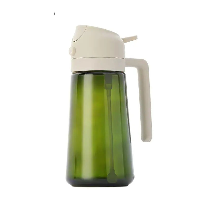 2-in-1 Glass Olive Oil Spray & Pour Bottle | Dark Mist Sprayer Oil Spray Bottle Axl
