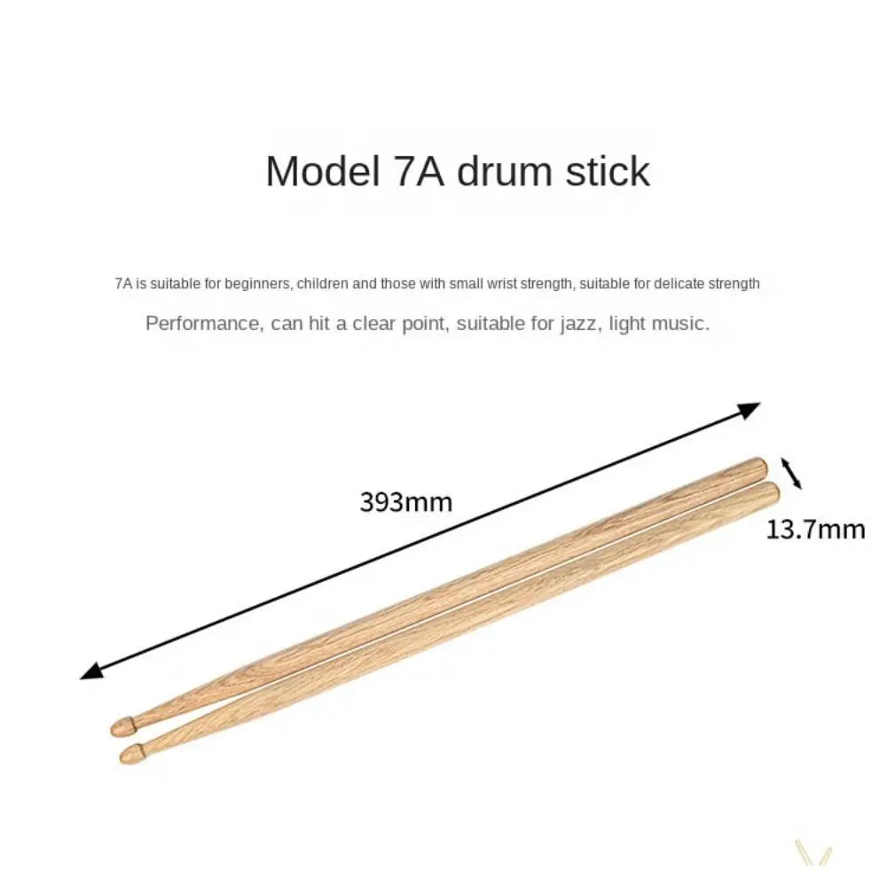 5A & 7A Drum Sticks – Oak, Walnut & Maple Wood | 1 Pair Drum Sticks Axl