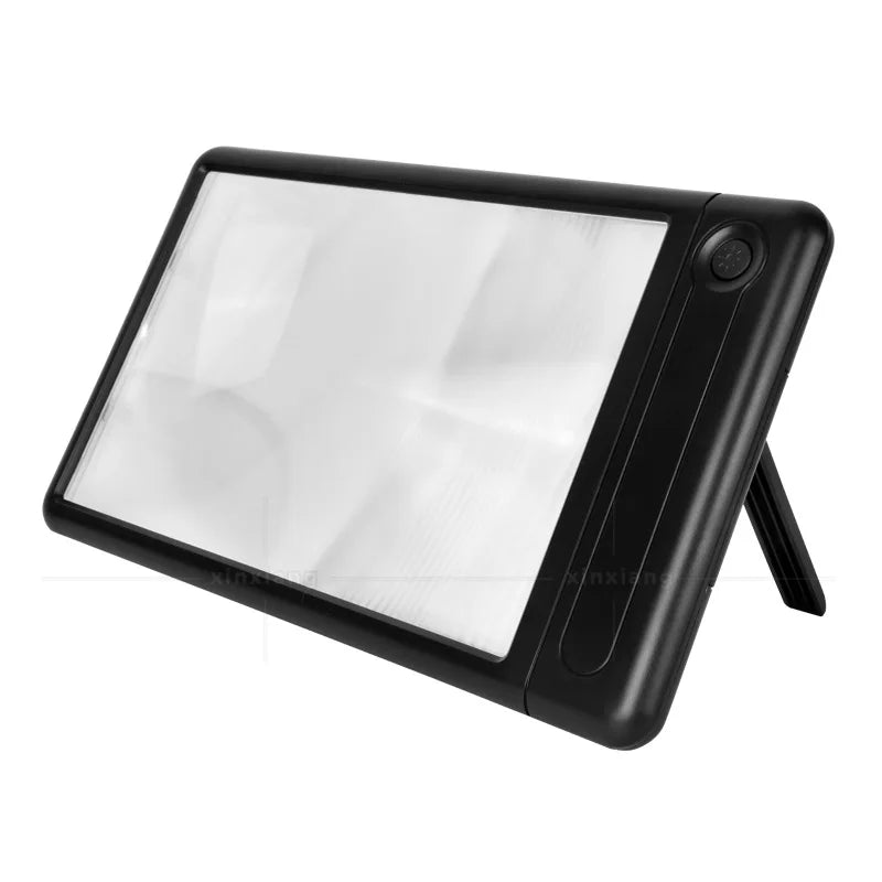 Handheld Magnifying Glass – 43 LED Lights, 3 Brightness Levels LED Magnifying Glass Axl 4X