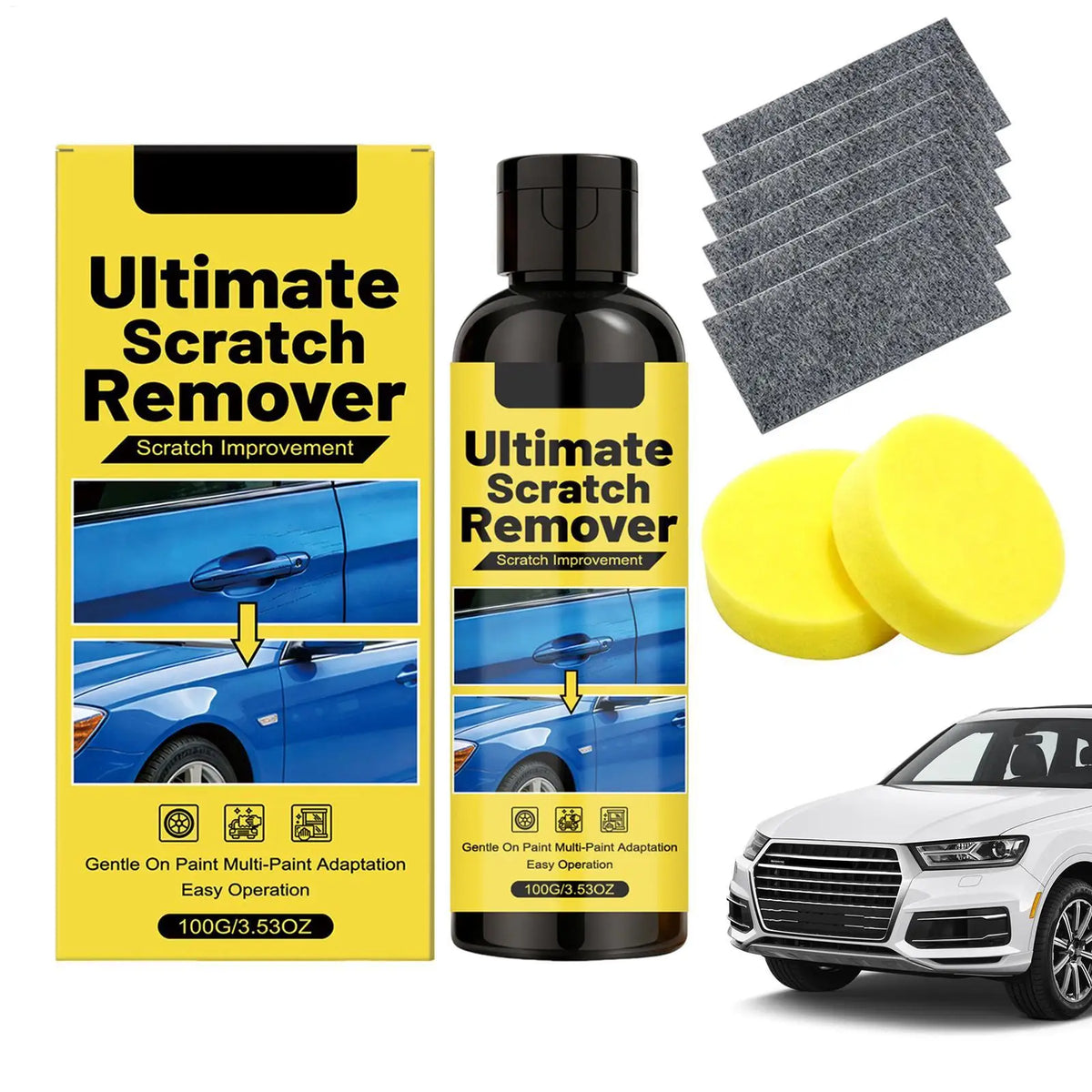 Car Paint Scratch Remover Kit – Swirl & Water Spot Repair Car Scratch Repair Kit Axl