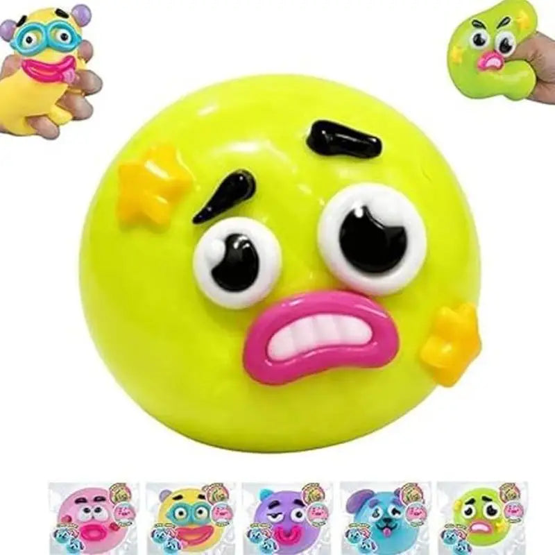 Slow Rise Squeeze Toy – Cute Dog Face Smusher Sensory Ball Slow Rise Squeeze Toy Axl A1