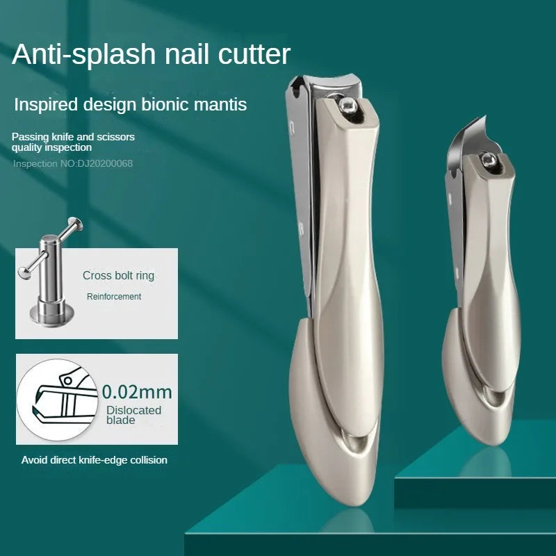 Mantis Nail Clipper – Stainless Steel Bevel Pedicure Tool Nail Clipper Axl