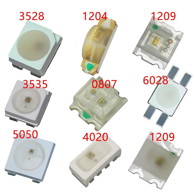 WS2812B 5V Addressable RGB LED SMD Chips – Full Color Pixel Addressable LED Chip Axl